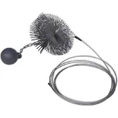 vidaXL Balai de cheminée Rond 20 cm de diamètre
