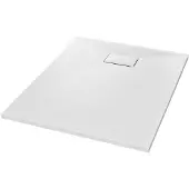 vidaXL Bac de douche SMC Blanc 100 x 80 cm