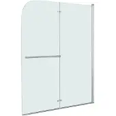 vidaXL Cabine de douche pliable 2 panneaux ESG 120x140 cm