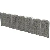 vidaXL Mur de gabion Acier galvanisé 450 x 30 x 100 cm
