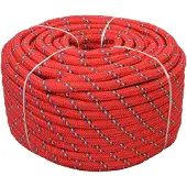 vidaXL Corde de bateau Polypropylène 18 mm 50 m Rouge