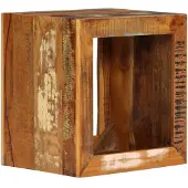 vidaXL Tabouret 40x30x40 cm Bois de récupération solide