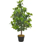 vidaXL Plante artificielle avec pot Laurier Vert 90 cm