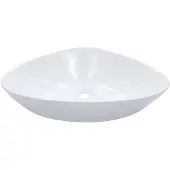 vidaXL Lavabo 58.5x39x14 cm Céramique Blanc