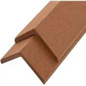 vidaXL Cornière de terrasse 5 pcs WPC 170 cm Marron clair