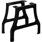 vidaXL Pieds de table basse 2 pcs. Piètement A en fonte