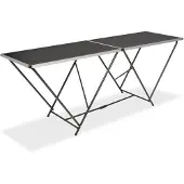 vidaXL Table pliable de collage MDF et aluminium 200 x 60 x 78 cm
