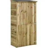 vidaXL Abri à outils pour jardin Pin 85x48x177 cm