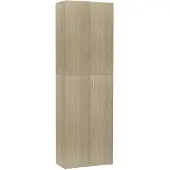 vidaXL Armoire de bureau Chêne sonoma 60x32x190 cm Bois d'ingénierie