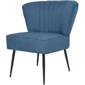 vidaXL Chaise de cocktail vert tissu