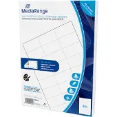 MediaRange Étiquettes universelles, très adhésives 1.200 étiquettes
