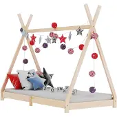 vidaXL Sommier de lit pour enfants en pin massif 70 x 140 cm