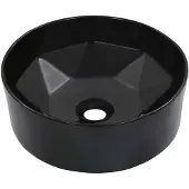 vidaXL Lavabo 36 x 14 cm céramique noir