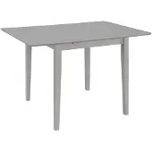 vidaXL Table de salle à manger extensible Gris (80-120)x80x74 cm MDF