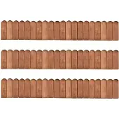 vidaXL Bordure de parterre 3 pcs. 120 cm Bois de pin imprégné