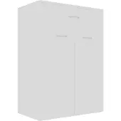 vidaXL Armoire à chaussures Blanc 60x35x84 cm Bois d'ingénierie