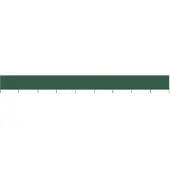 vidaXL Tissu brise-vent 9 pièces 1200 x 160 cm vert