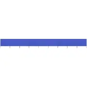 vidaXL Tissu brise-vent 9 pièces 1200 x 120 cm bleu azur
