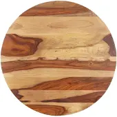 vidaXL Dessus de table bois massif d'acacia rond 15-16 mm 70 cm