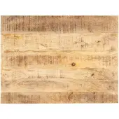 vidaXL Dessus de table Bois de manguier solide 15-16 mm 90x70 cm