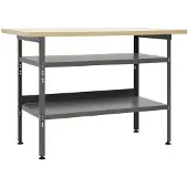 vidaXL Établi Gris 120x60x85 cm Acier
