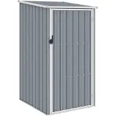 vidaXL Abri de jardin Gris 87x98x159 cm Acier galvanisé