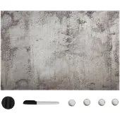 vidaXL Tableau noir magnétique mural Verre 50x30 cm