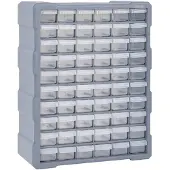 vidaXL Organisateur multi-tiroirs avec 60 tiroirs 38x16x47,5 cm