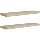 vidaXL Étagères murales flottantes 2 pcs chêne 90x23,5x3,8 cm MDF