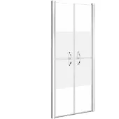 vidaXL Porte de douche semi-mate ESG 101x190 cm