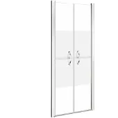 vidaXL Porte de douche semi-mate ESG 76x190 cm