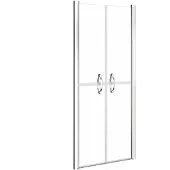vidaXL Porte de douche transparente ESG 91x190 cm