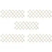 vidaXL Clôture en ciseaux 5 pcs. Bois de sapin 180x60 cm