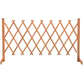 vidaXL Clôture de jardin orange 150x80 cm Sapin massif