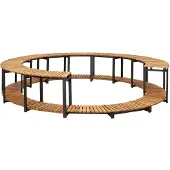 vidaXL Habillage de baignoire à remous 273x53 cm Acacia massif