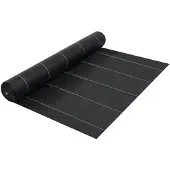 vidaXL Toile de paillage Noir 2x5 m PP