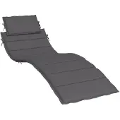 vidaXL Coussin de chaise longue anthracite 186x58x4 cm tissu oxford