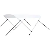 vidaXL 2-Bow Bimini Top blanc 180x150x110 cm