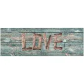 vidaXL Tapis de cuisine lavable Love 60x300 cm