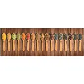 vidaXL Tapis de cuisine lavable Cuillères 60x300 cm
