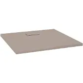 vidaXL Receveur de douche SMC Marron 90x80 cm