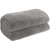 vidaXL Couverture lestée avec housse Gris 135x200 cm 10 kg Tissu