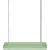 Esschert Design Plateau suspendu pour plantes rectangulaire vert S