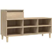 vidaXL Armoire à chaussures Chêne sonoma 102x36x60cm Bois d'ingénierie