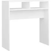 vidaXL Table console blanc 78x30x80 cm bois d'ingénierie