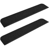 vidaXL Rampes de seuil 2 pcs 110x21x2,5 cm Caoutchouc