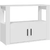 vidaXL Sideboard Blanc 80x30x60 cm Bois composite