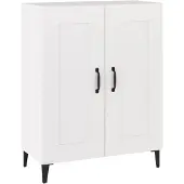 vidaXL Sideboard Blanc 69,5x34x90 cm Bois composite
