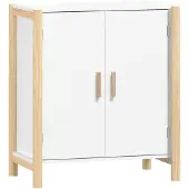 vidaXL Sideboard blanc 62x38x70 cm bois composite