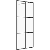 vidaXL Paroi de douche pour passage piétonnier avec verre ESG transparent 80x195 cm